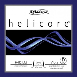 Helicore Viola D String, Long Scale - medium (Straight)
