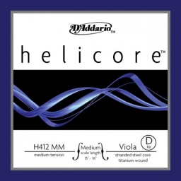 Helicore Viola D String, Medium Scale - medium (Straight)