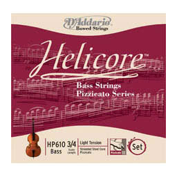 Cuerda Helicore Pizzicato, contrabajo- Sol -medium(Straight)-3/4 Cuerda Helicore Pizzicato, contrabajo- Sol -medium(Straight)-3/4