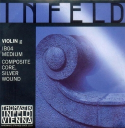 Infeld Blue Violin Set with Steel E - medium - 4/4