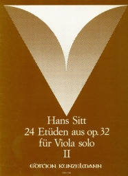 24 Etudes Op. 32 for Viola Solo, Book II