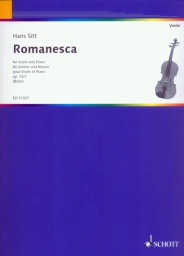 Sitt - Romanesca Op. 13 No. 1 for Violin and Piano (SCHOTT)