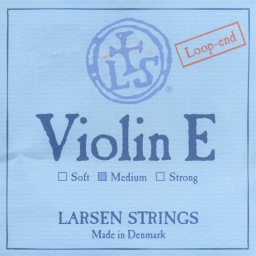 Corde Larsen, violon 4/4, mi acier boucle - medium