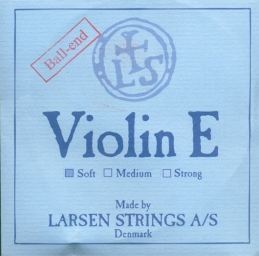 Larsen Violin Steel E String, Ball - soft - 4/4