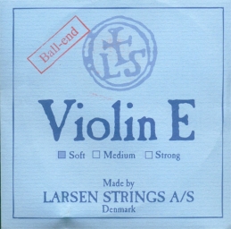 Corde Larsen, violon 4/4, mi acier boule - soft