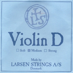 Larsen Violin Aluminum D String - medium - 4/4