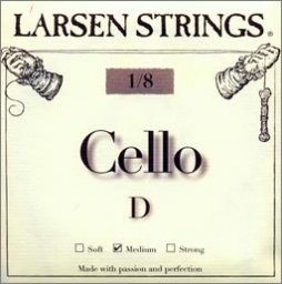 Corde Larsen Fractional RÉ pour violoncelle - Medium - 1/8
