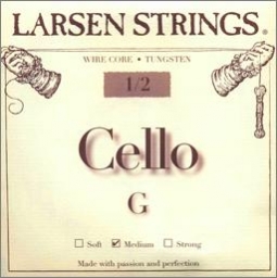 Larsen Fractional Wire Core Cello G String - medium - 1/2