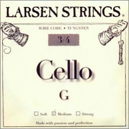 Larsen Fractional Wire Core Cello G String - medium - 3/4