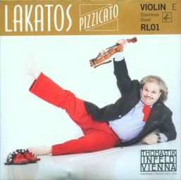 Lakatos Violin Steel E String - medium - 4/4