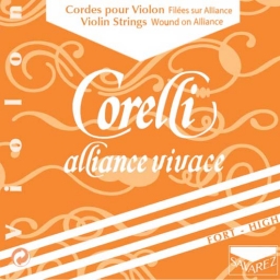 Corelli Alliance Vivace Violin E String, Ball - forte - 4/4