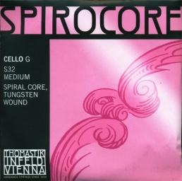 Spirocore Cello Tungsten G String - medium - 4/4