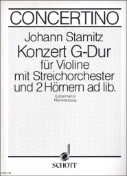 Stamitz - Violin Concertino in G major - (SCHOTT)