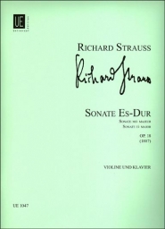 Strauss, Richard - Violin Sonata in E flat Major, Op.18 (UE)