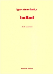 Stravinsky - Ballad for Violin and Piano (B&W)