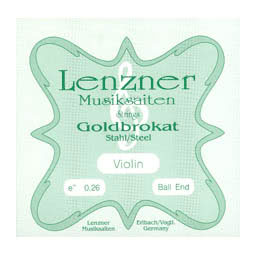 Corde Goldbrokat, violon 4/4, mi acier boucle - medium
