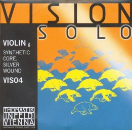 Cuerda Sol Violín Vision Solo 4/4 - Plata