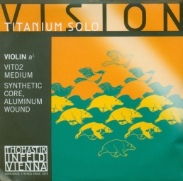 Corde Vision Solo Titanium LA pour violon - Moyen - 4/4