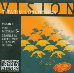 Corde Vision Titanium Orchestra MI pour violon, boule - 4/4