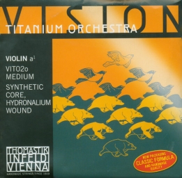 Corde Vision Titanium Orchestra LA pour violon, boule - 4/4
