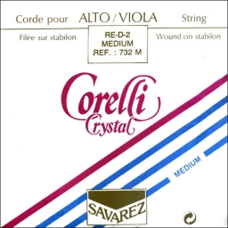 Corde Corelli Crystal, alto, ré - medium 