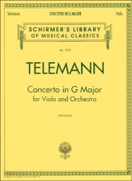 Concerto in G Major for Viola and Orchestra (Viola/Piano Pt)