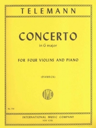Telemann - Concerto for 4 Violins in G Major (INT)