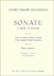 Telemann - Sonata for Viola, Piano & Continuo in G major Telemann - Sonata for Viola, Piano & Continuo in G major