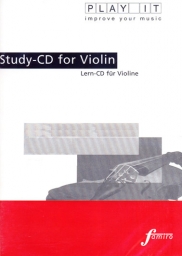 Play It Study CD - Violin - Telemann, SONATINA NO.1,2 A+,Bb+