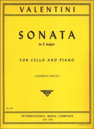 Valentini - Sonata in E major for Cello and Piano (INT)