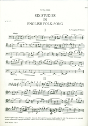 Six Studies in English Folksong, Cello Part Six Studies in English Folksong, Cello Part