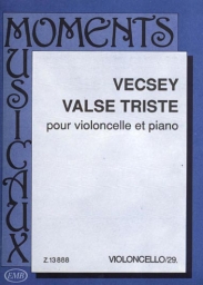 Valse Trieste for Cello and Piano