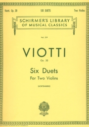 Viotti - Six Duets for Two Violins, Op. 20 (SCHIR)