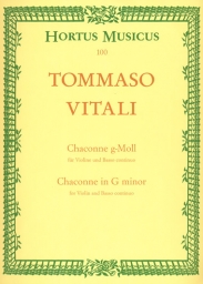 Chaconne in G- for Violin and Basso Continuo