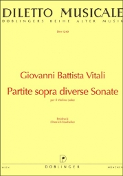 Vitali - Partite sopra Diverse Sonate for Solo Violin (DOB)