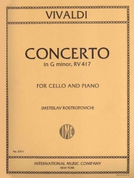 Vivaldi Concerto in G minor, RV 417