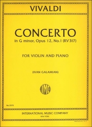 Concerto en Sol min. Op.12 No.1 RV317