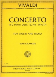 Concerto in G- Op.12 No.1 RV317