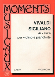 Vivaldi - Siciliano for Violin and Piano, RV 256/II (EMB)