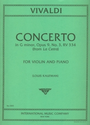 Concerto in G-, Op. 9, No. 3, RV 334