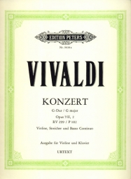 Vivaldi - Violin Concerto in G major, Op. 7, RV 299 (PET)