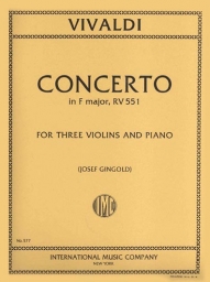 Concerto in F major, RV 551