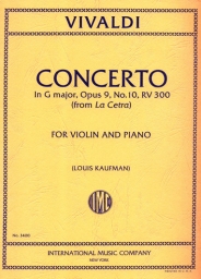 Concerto in G, Op. 9, No. 10, RV 300