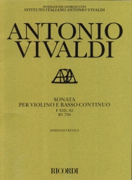 Vivaldi - Violin Sonata in D major, RV 798 (RIC)