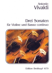 Vivaldi - Three Sonatas for Violin and Basso Continuo (BREIT)