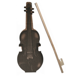 Pre-Twinkle Violin Box with Plain Wood Bow (No Hair)
