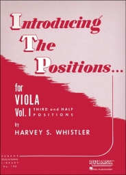 Introducing the Positions, Viola Book I