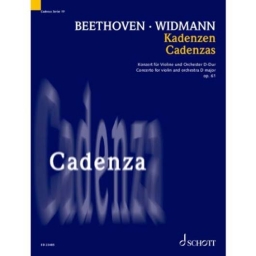 Widmann - Cadenzas for Beethoven Violin Concerto Op. 61 (SCHOTT)