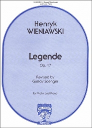 Legende Op. 17 for Violin and Piano