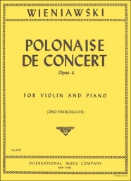 Polonaise de Concert in D Op.4 for Violin and Piano